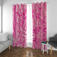 Beige Gradient Polynesia Window Curtain Hawaiian Tribal Hammerhead Shark Tattoo LT14 With Grommets Beige - Polynesian Pride