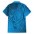 Blue Gradient Polynesia Hawaiian Shirt Hawaiian Tribal Hammerhead Shark Tattoo