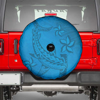 Blue Gradient Polynesia Spare Tire Cover Hawaiian Tribal Hammerhead Shark Tattoo LT14 - Polynesian Pride
