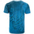 Blue Gradient Polynesia T Shirt Hawaiian Tribal Hammerhead Shark Tattoo