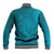 Dark Cyan Gradient Polynesia Baseball Jacket Hawaiian Tribal Hammerhead Shark Tattoo