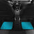 Dark Cyan Gradient Polynesia Car Mats Hawaiian Tribal Hammerhead Shark Tattoo