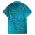 Dark Cyan Gradient Polynesia Hawaiian Shirt Hawaiian Tribal Hammerhead Shark Tattoo