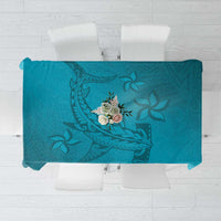 Dark Cyan Gradient Polynesia Tablecloth Hawaiian Tribal Hammerhead Shark Tattoo LT14 Dark Cyan - Polynesian Pride