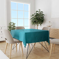 Dark Cyan Gradient Polynesia Tablecloth Hawaiian Tribal Hammerhead Shark Tattoo LT14 - Polynesian Pride