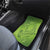 Green Gradient Polynesia Car Mats Hawaiian Tribal Hammerhead Shark Tattoo