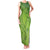 Green Gradient Polynesia Family Matching Tank Maxi Dress and Hawaiian Shirt Hawaiian Tribal Hammerhead Shark Tattoo