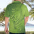 Green Gradient Polynesia Hawaiian Shirt Hawaiian Tribal Hammerhead Shark Tattoo