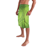 Green Gradient Polynesia Lavalava Hawaiian Tribal Hammerhead Shark Tattoo LT14 - Polynesian Pride