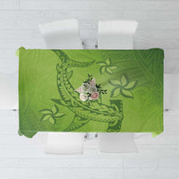 Green Gradient Polynesia Tablecloth Hawaiian Tribal Hammerhead Shark Tattoo LT14 Green - Polynesian Pride