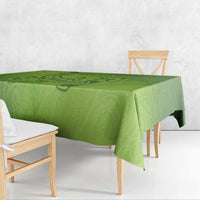 Green Gradient Polynesia Tablecloth Hawaiian Tribal Hammerhead Shark Tattoo LT14 - Polynesian Pride