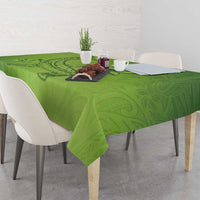 Green Gradient Polynesia Tablecloth Hawaiian Tribal Hammerhead Shark Tattoo LT14 - Polynesian Pride