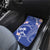 FSM Chuuk Constitution Day Car Mats Frangipani Flowers Polynesian Curves Style