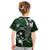 FSM Chuuk Kid T Shirt Turtle Tropical Flowers Polynesian - Green