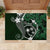 FSM Chuuk Rubber Doormat Turtle Tropical Flowers Polynesian - Green