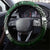 FSM Chuuk Steering Wheel Cover Turtle Tropical Flowers Polynesian - Green