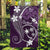 FSM Chuuk Garden Flag Turtle Tropical Flowers Polynesian - Purple