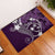 FSM Chuuk Rubber Doormat Turtle Tropical Flowers Polynesian - Purple