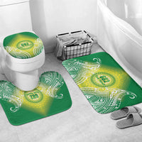 Cook Islands 682 Bathroom Set Kuki 'Airani Area Code Proud LT14 Mat Set Only (3 pcs) One Size Green - Polynesian Pride