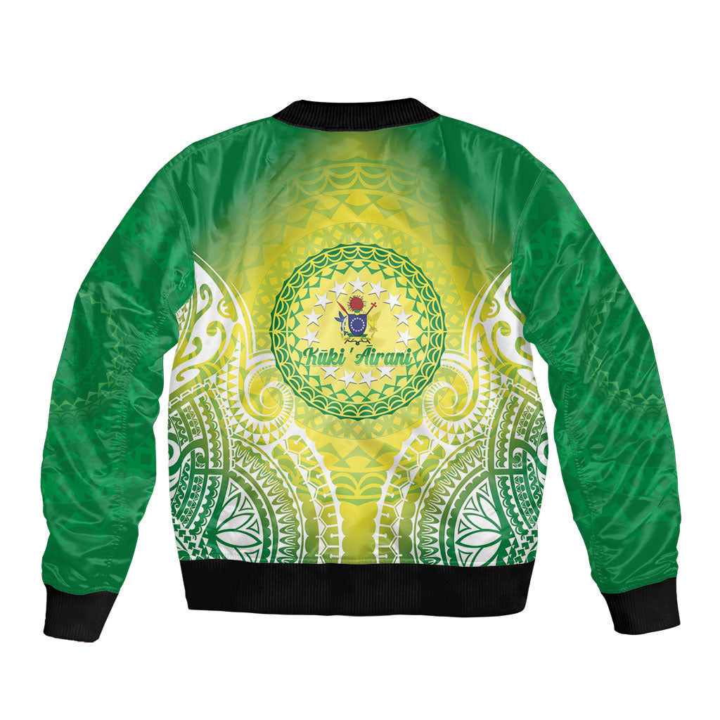 Cook Islands 682 Bomber Jacket Kuki 'Airani Area Code Proud LT14 - Polynesian Pride