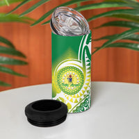 Cook Islands 682 4 in 1 Can Cooler Tumbler Kuki 'Airani Area Code Proud LT14 - Polynesian Pride