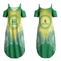 Cook Islands 682 Couples Matching Summer Maxi Dress and Hawaiian Shirt Kuki 'Airani Area Code Proud LT14 - Polynesian Pride