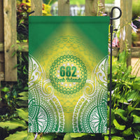 Cook Islands 682 Garden Flag Kuki 'Airani Area Code Proud LT14 Garden Flag Green - Polynesian Pride