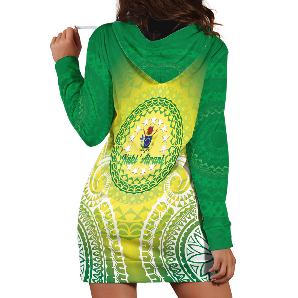 Cook Islands 682 Hoodie Dress Kuki 'Airani Area Code Proud LT14 - Polynesian Pride
