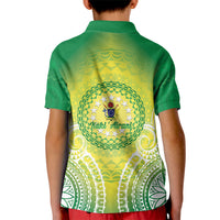 Cook Islands 682 Kid Polo Shirt Kuki 'Airani Area Code Proud LT14 - Polynesian Pride