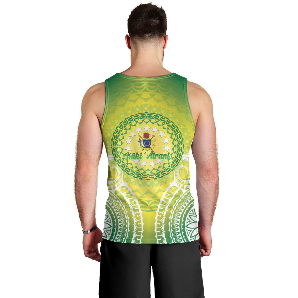 Cook Islands 682 Men Tank Top Kuki 'Airani Area Code Proud LT14 - Polynesian Pride