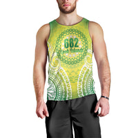 Cook Islands 682 Men Tank Top Kuki 'Airani Area Code Proud LT14 - Polynesian Pride