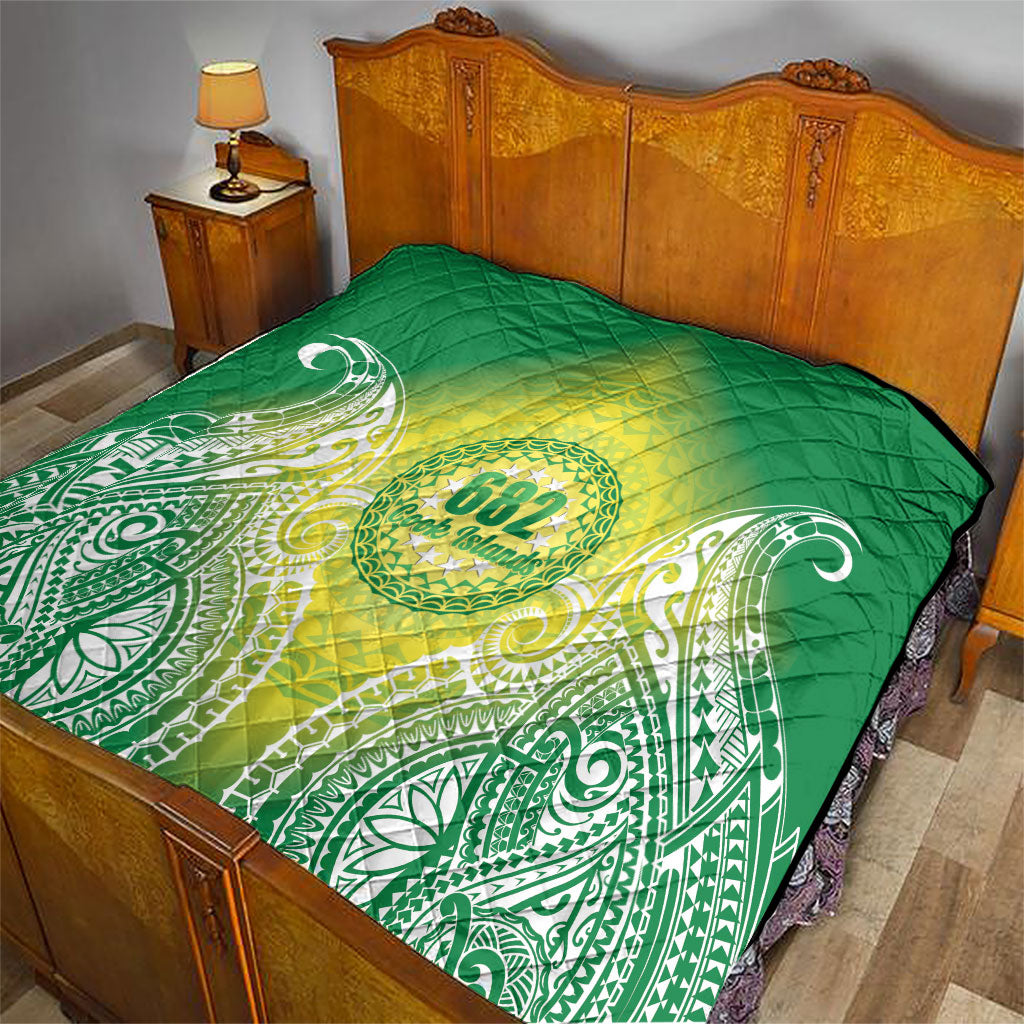 Cook Islands 682 Quilt Kuki 'Airani Area Code Proud LT14 - Polynesian Pride