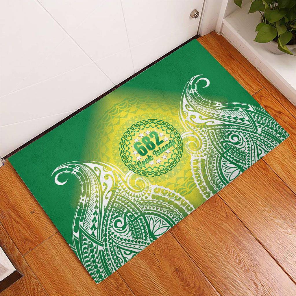 Cook Islands 682 Rubber Doormat Kuki 'Airani Area Code Proud LT14 - Polynesian Pride