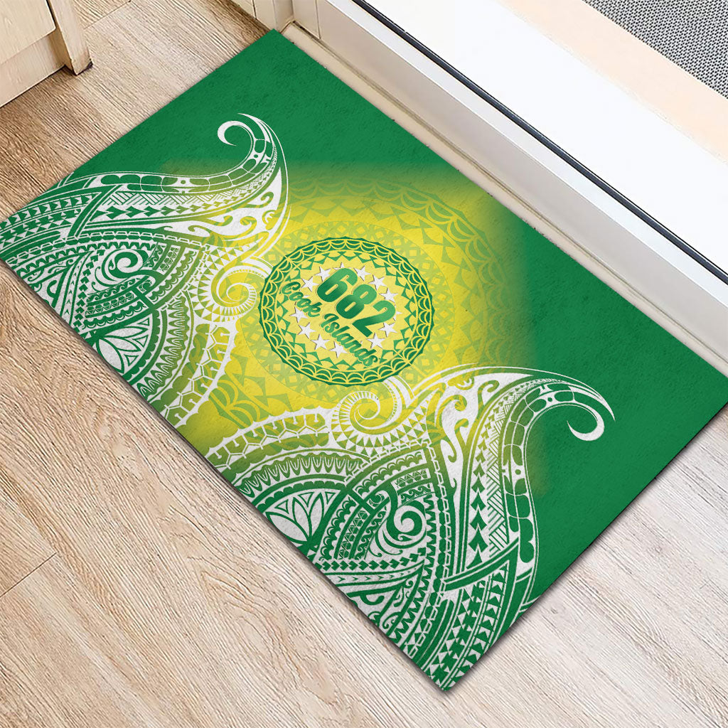 Cook Islands 682 Rubber Doormat Kuki 'Airani Area Code Proud LT14 - Polynesian Pride