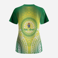 Cook Islands 682 Scrub Top Kuki 'Airani Area Code Proud LT14 - Polynesian Pride