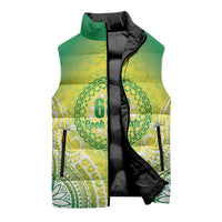 Cook Islands 682 Sleeveless Puffer Jacket Kuki 'Airani Area Code Proud LT14 - Polynesian Pride