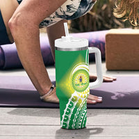 Cook Islands 682 Tumbler With Handle Kuki 'Airani Area Code Proud LT14 - Polynesian Pride