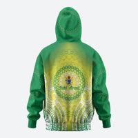 Cook Islands 682 Zip Hoodie Kuki 'Airani Area Code Proud LT14 - Polynesian Pride