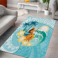Ura Cook Islands Area Rug Kuki 'Airani Traditional Dance Tropical Vibes LT14 - Polynesian Pride