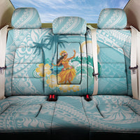 Ura Cook Islands Back Car Seat Cover Kuki 'Airani Traditional Dance Tropical Vibes LT14 One Size Cyan - Polynesian Pride