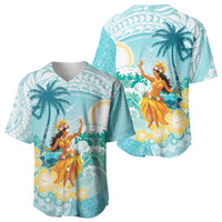 Ura Cook Islands Baseball Jersey Kuki 'Airani Traditional Dance Tropical Vibes LT14 - Polynesian Pride