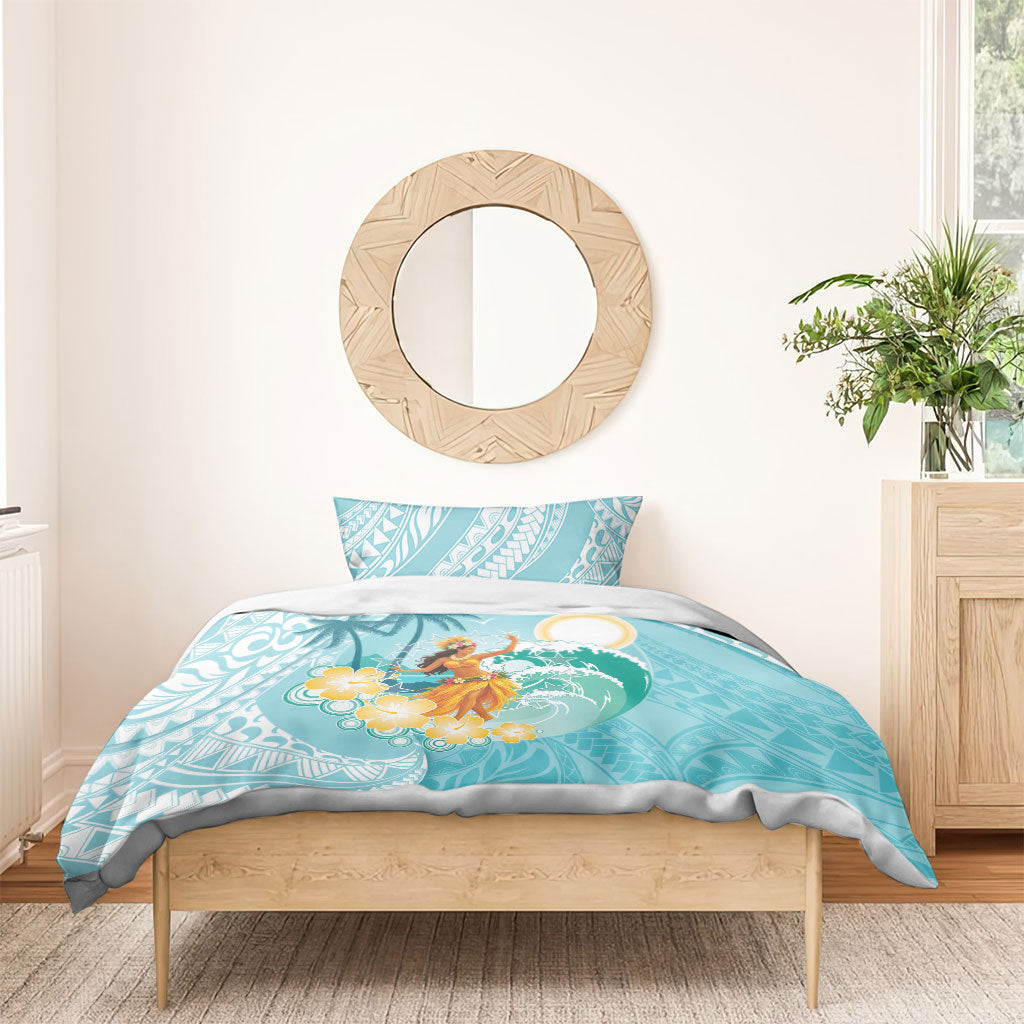 Ura Cook Islands Bedding Set Kuki 'Airani Traditional Dance Tropical Vibes LT14 - Polynesian Pride