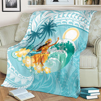 Ura Cook Islands Blanket Kuki 'Airani Traditional Dance Tropical Vibes LT14 - Polynesian Pride