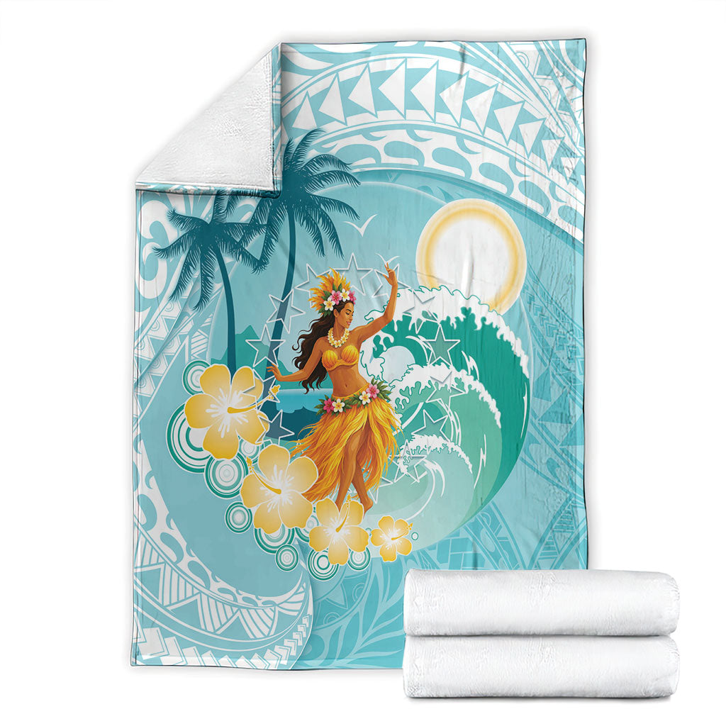 Ura Cook Islands Blanket Kuki 'Airani Traditional Dance Tropical Vibes LT14 - Polynesian Pride