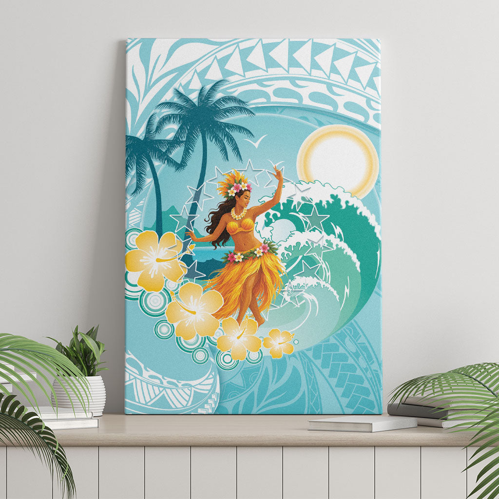 Ura Cook Islands Canvas Wall Art Kuki 'Airani Traditional Dance Tropical Vibes LT14 - Polynesian Pride