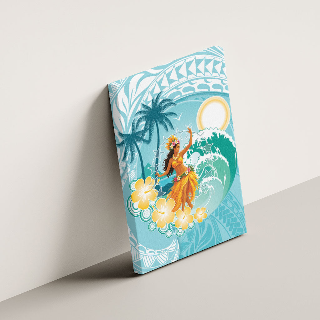 Ura Cook Islands Canvas Wall Art Kuki 'Airani Traditional Dance Tropical Vibes LT14 - Polynesian Pride