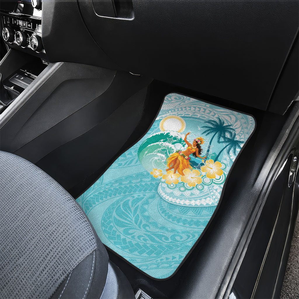 Ura Cook Islands Car Mats Kuki 'Airani Traditional Dance Tropical Vibes LT14 - Polynesian Pride