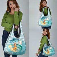 Ura Cook Islands Grocery Bag Kuki 'Airani Traditional Dance Tropical Vibes LT14 - Polynesian Pride