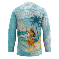 Ura Cook Islands Hockey Jersey Kuki 'Airani Traditional Dance Tropical Vibes LT14 - Polynesian Pride