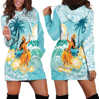 Ura Cook Islands Hoodie Dress Kuki 'Airani Traditional Dance Tropical Vibes LT14 - Polynesian Pride